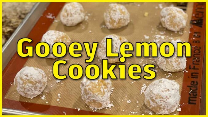 Gooey Lemon Cookies